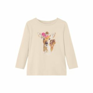 name it Langarmshirt Nmfredeer Buttercream