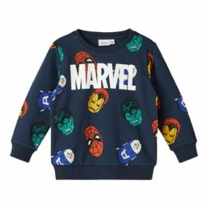 name it Langarmshirt Marvel Nmmniks Dark Sapphire