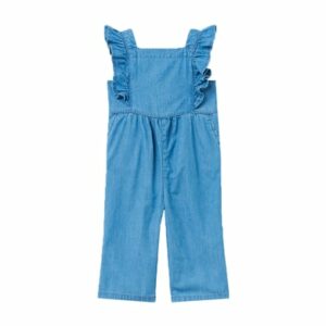 OVS Denim Latzhose mit Rüschen