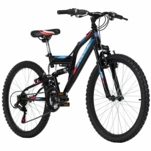 KS Cycling Kinder-Mountainbike 24'' Zodiac RH 38 cm schwarz-rot