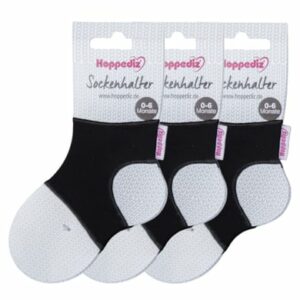 Hoppediz Sockenhalter Hop-Soxx 3-er Set schwarz