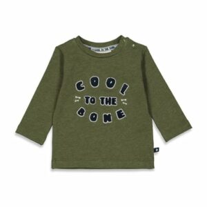 Feetje Langarmshirt Cool To The Bone Army Melange