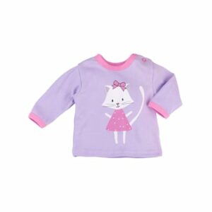 Baby Sweets Shirt Langarm Sweet Kitty rosa lila