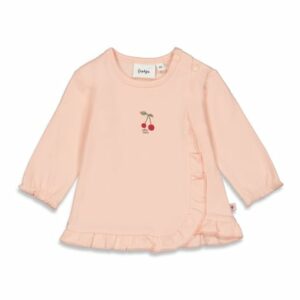 Feetje Langarmshirt Cherry Roze