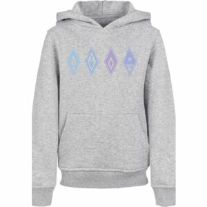 F4NT4STIC Hoodie Disney Frozen Symbols heather grey