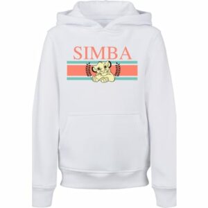 F4NT4STIC Hoodie Disney König der Löwen Simba Stripes weiß