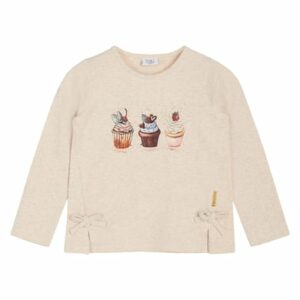 Hust & Claire Langarmshirt Amel Wheat melange