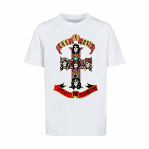 F4NT4STIC T-Shirt Guns 'n' Roses Band Appetite For Destruction weiß