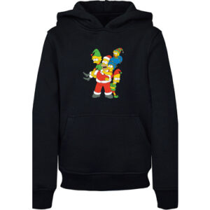 F4NT4STIC Hoodie The Simpsons Christmas Weihnachten Family schwarz