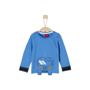 s.Oliver Boys Langarmshirt blue car