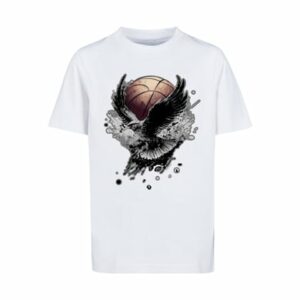 F4NT4STIC T-Shirt Basketball Adler weiß