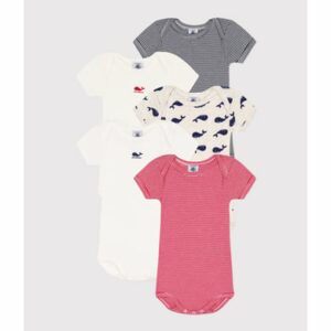 Petit Bateau Kurzarmbody 5er Pack Wal