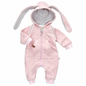 Koala Baby Overall Strampler Sweet Bunny - by Koala Baby weiß schwarz rosa