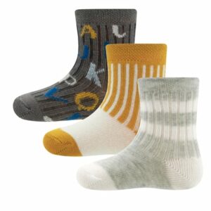 Ewers Socken 3er Pack Buchstaben/Rippe