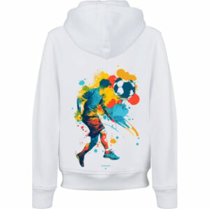 F4NT4STIC Hoodie Fußballer bunt weiß