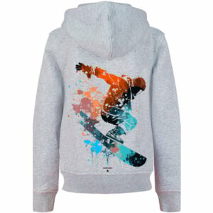 F4NT4STIC Hoodie Snowboarder heather grey