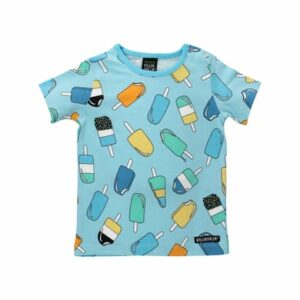 Villervalla Shirt Kurzarm Popsicle LGT Aruba blau