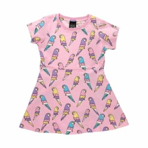 Villervalla Kleid Budgie LGT Bloom rosa