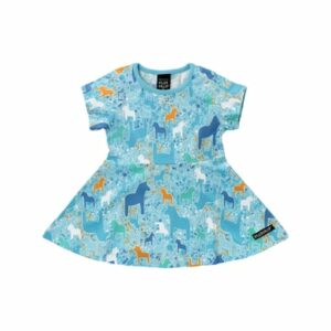 Villervalla Kleid Dala LGT Aruba blau