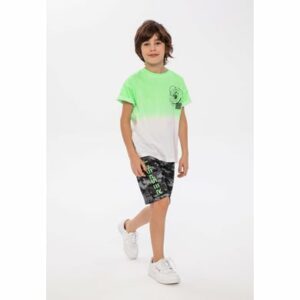 MINOTI Shorts Respect Schwarz/Grau