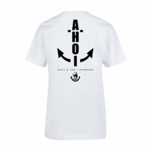 F4NT4STIC T-Shirt Ahoi Anker Knut & Jan Hamburg weiß