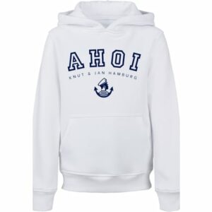 F4NT4STIC Hoodie Ahoi Knut & Jan Hamburg weiß