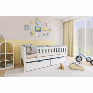 Kids Collective Kinderbett Einzelbett 90x200 mit zwei Schubladen