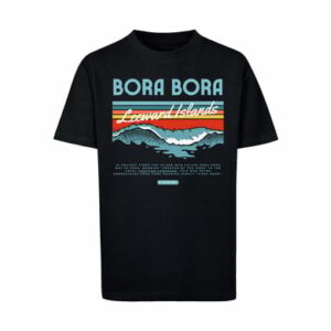 F4NT4STIC T-Shirt Bora Bora Leewards Island schwarz