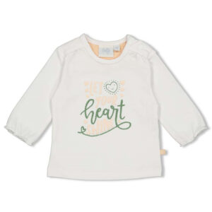 Feetje Longsleeve Shine Hearts weiß