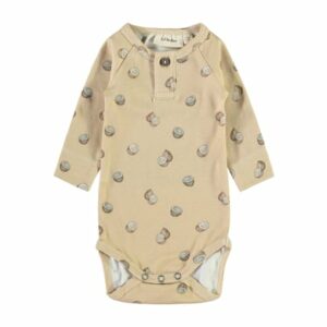 Lil'Atelier Langarmbody Nbmgeo Semolina