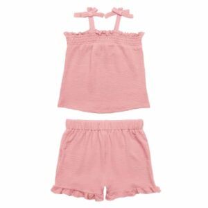 MINOTI Shorts und Top im Set Rosa