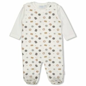 Feetje Strampler 2-tlg. Mini Cookie offwhite