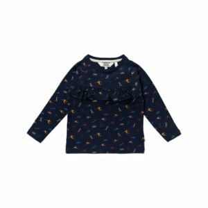 Ebbe Kids Shirt Langarm Bella dunkelblau