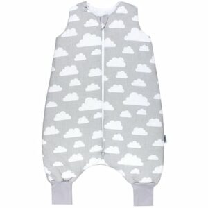 TupTam Baby Winter Schlafsack mit Beinen grau