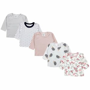 TupTam Baby Mädchen Langarmshirt 5er Set altrosa