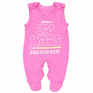 TupTam Unisex Baby Strampler mit Spruch pink