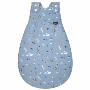 Alvi® Baby-Mäxchen®Außensack Flachgewebe Farmhouse blau