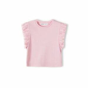 MINOTI Rippshirt Neonrosa