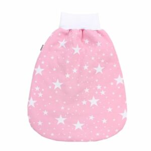 TupTam Baby Strampelsack mit breitem Bund Wattiert rosa-kombi