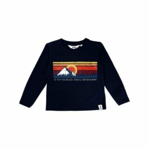 Ebbe Kids Shirt Langarm Crawford Mountain navy