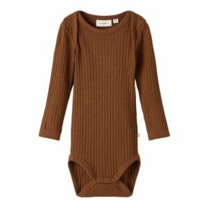 Lil'Atelier Langarmbody Nbnikar Cambridge Brown