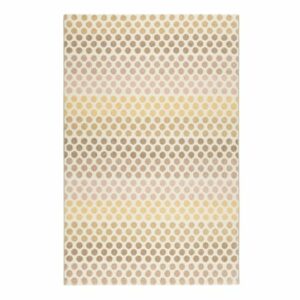 Esprit Kurzflorteppich Spotted Stripe beige rosa gelb