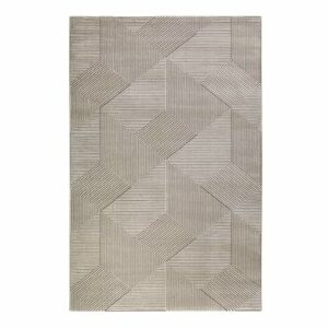 Esprit Kurzflorteppich Velvet Groove beige braun