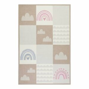 Esprit Kinderteppich Lovely Rainbow beige