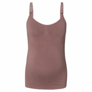 Noppies Still-Top Evi seamless Sensil® Breeze Deep Taupe