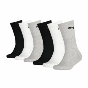 Puma Socken SPORT JUNIOR 6P ECOM Schwarz/Weiß/Grau