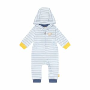 Steiff Strampler langarm Chambray Blue