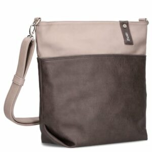 zwei Jana J12 - Schultertasche 33 cm chocolate