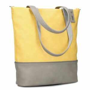 zwei Jana J145 - Schultertasche 37 cm lemon