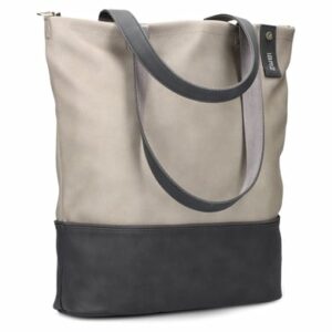 zwei Jana J145 - Schultertasche 37 cm velours-ash